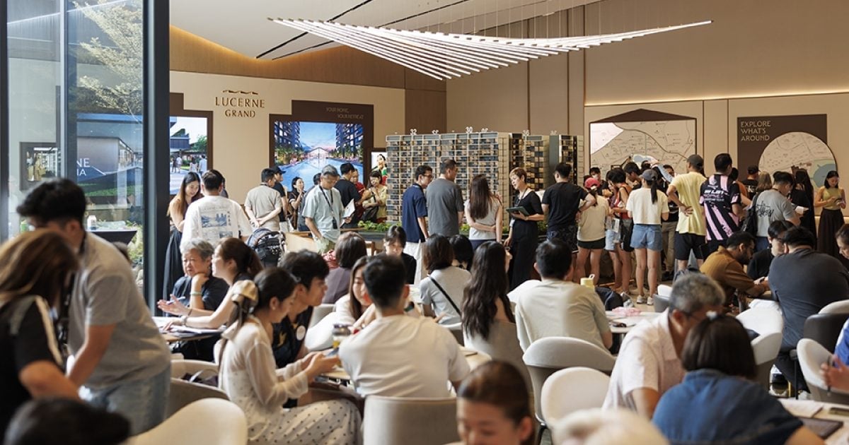 Photo : cdl.com.sg Lucerne Grand vend 61 % de ses unités lors de son week-end de lancement